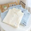Simple Long-Sleeve Pajama Set
