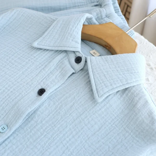 Simple Long-Sleeve Pajama Set