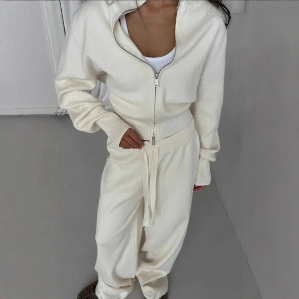 kf-S888413f7ad47472b9235163c268f1c8em Soft Knit Cardigan Set