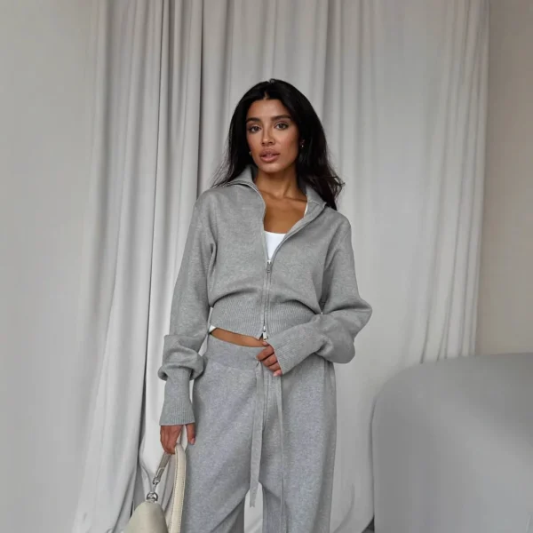 kf-S9b01206e7d304948950639a5670e2255U Soft Knit Cardigan Set