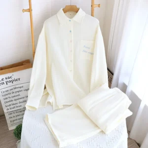 Long-sleeve pajama set