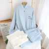 Simple Long-Sleeve Pajama Set