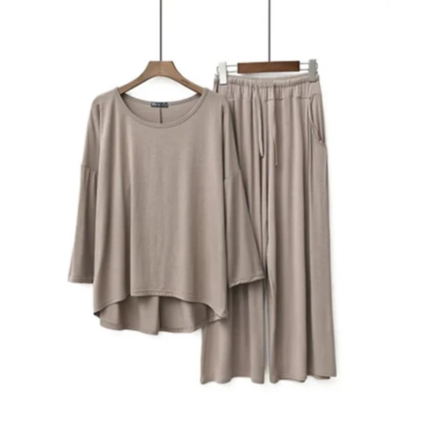 Plus-Size Modal Pajama Set