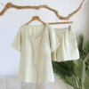 Cotton Short-Sleeve Pajama Set