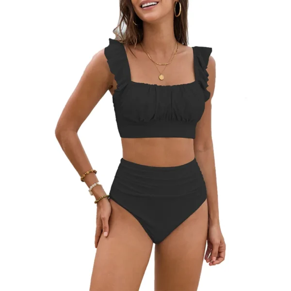 High-Waisted Two-Piece Swimsuit