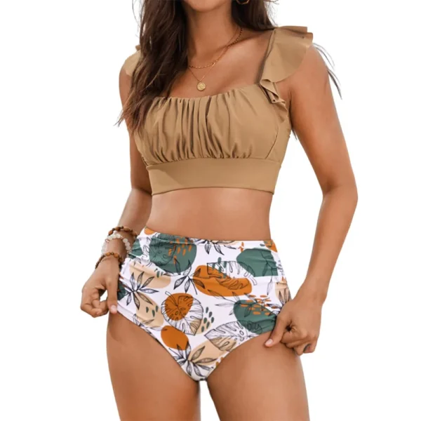 High-Waisted Two-Piece Swimsuit