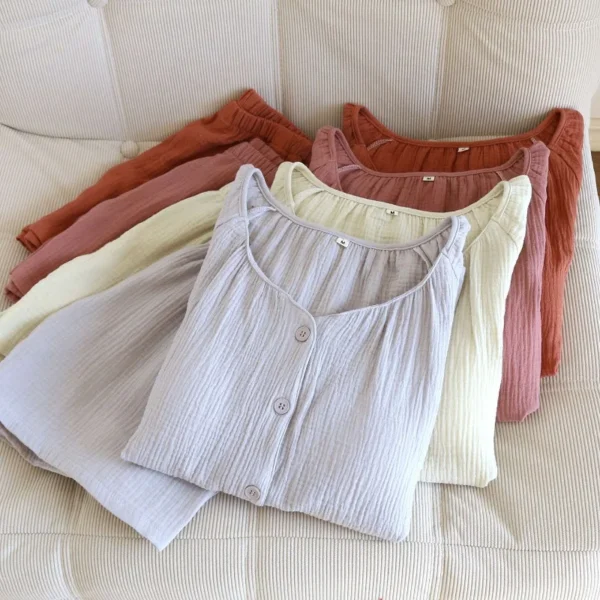 Cotton Short-Sleeve Pajama Set